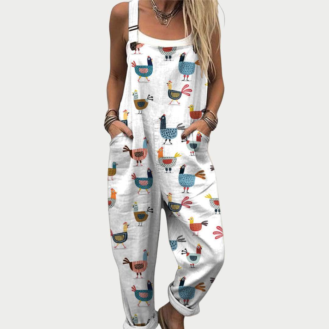 Alba™ | Crisp White Overalls