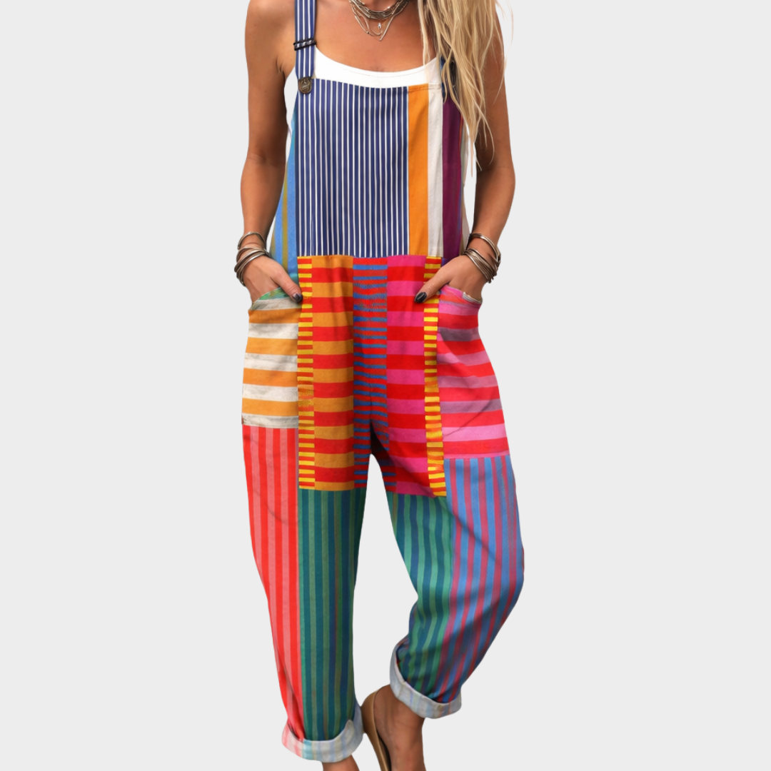Celeste™ | Abstract Print Overalls
