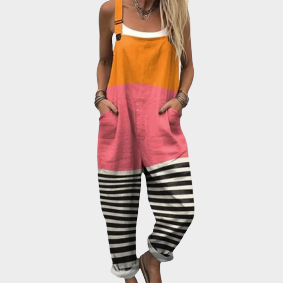 Zara™ | Sunset Print Overalls