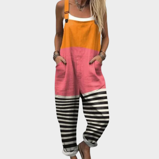 Zara™ | Sunset Print Overalls