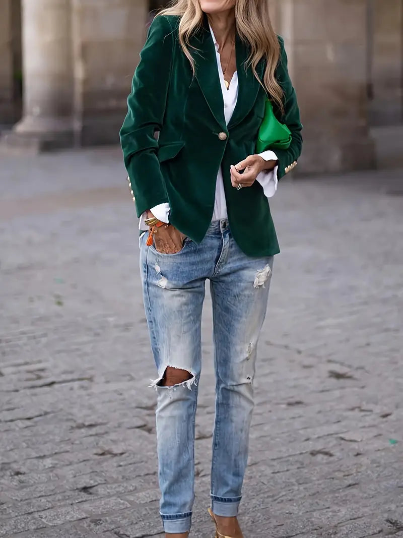 Chelsea Velvet Blazer