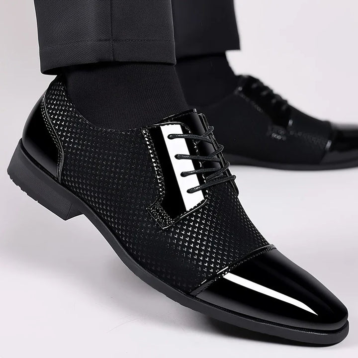 Cavallo Patterned Knit Oxford