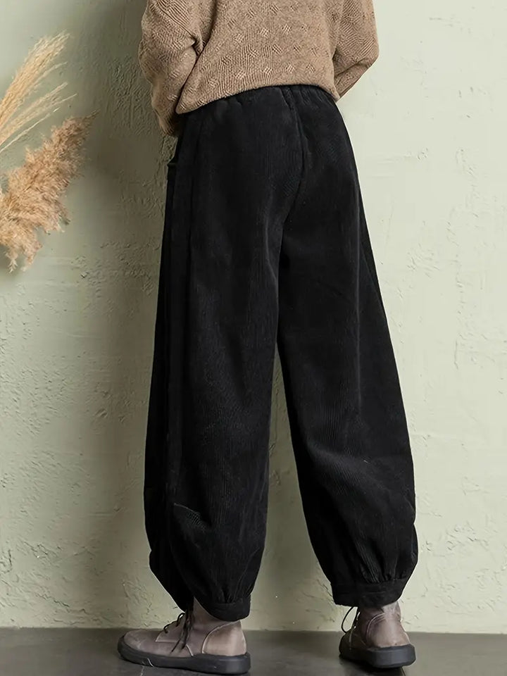 Sierra Pleated Corduroy Pant