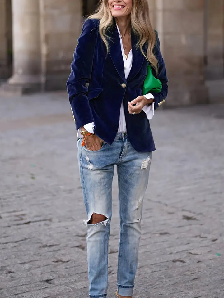Chelsea Velvet Blazer