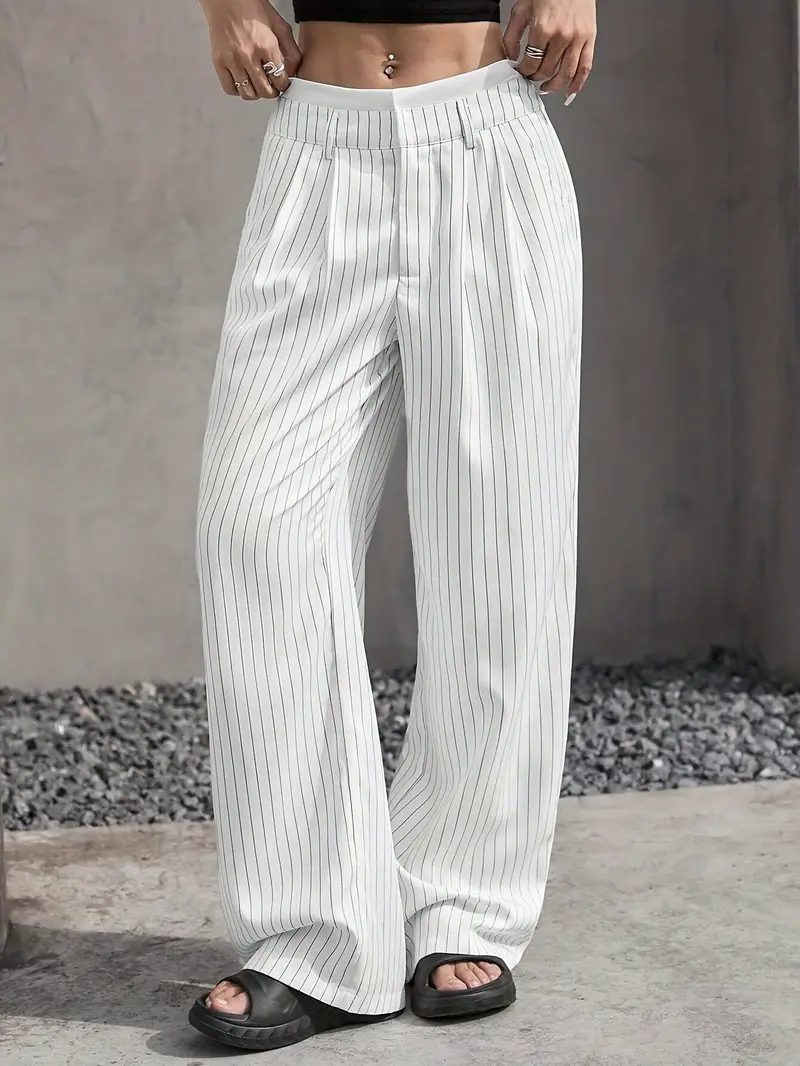 Waveline Pinstripe Trouser