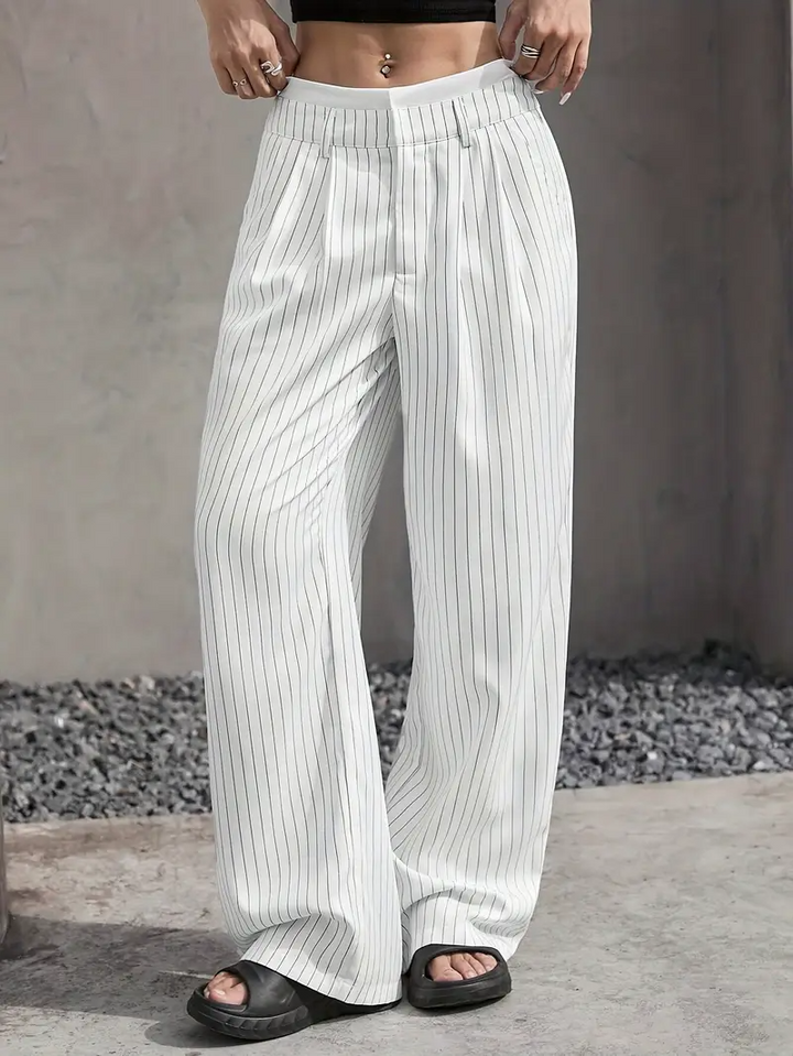 Waveline Pinstripe Trouser