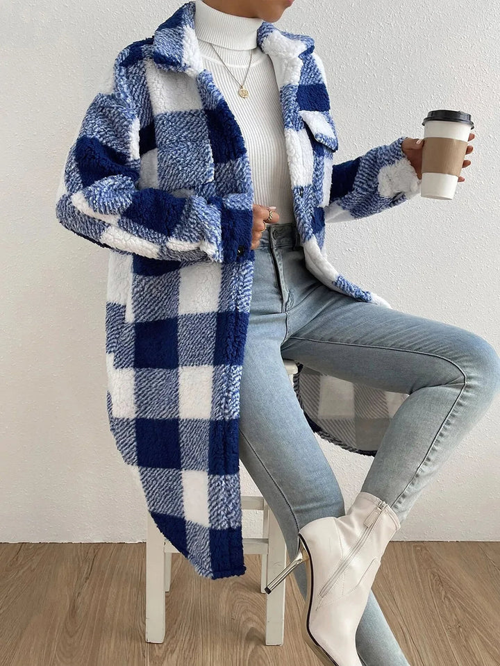 Weekend Plaid Sherpa Jacket