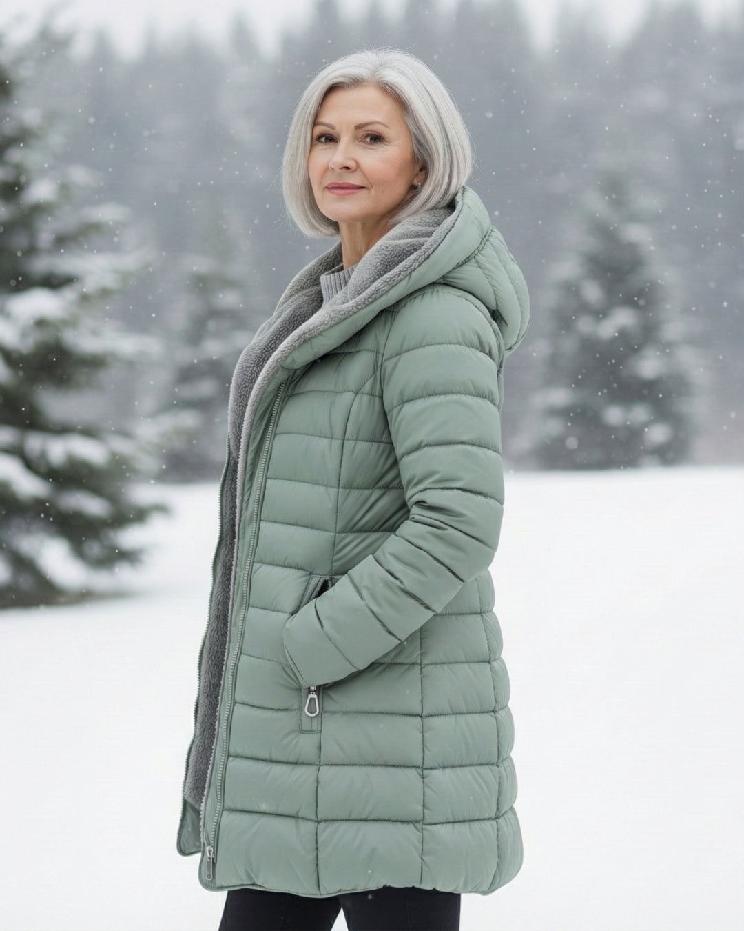 Alice | Cozy Fleece-Lined Puffer Jacket