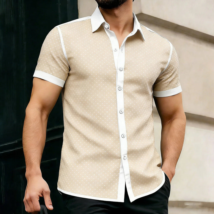 Monaco Contrast Button-Up