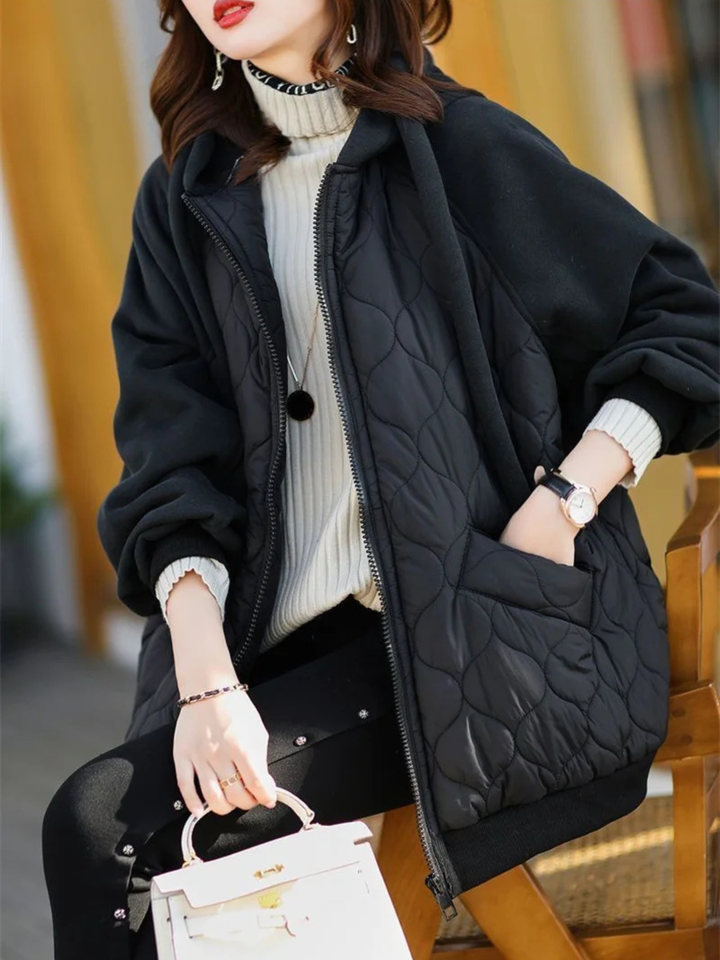 Colette Quilted Hoodie Jacket