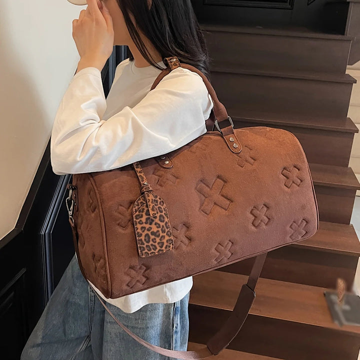 Axis Suede Weekender Bag