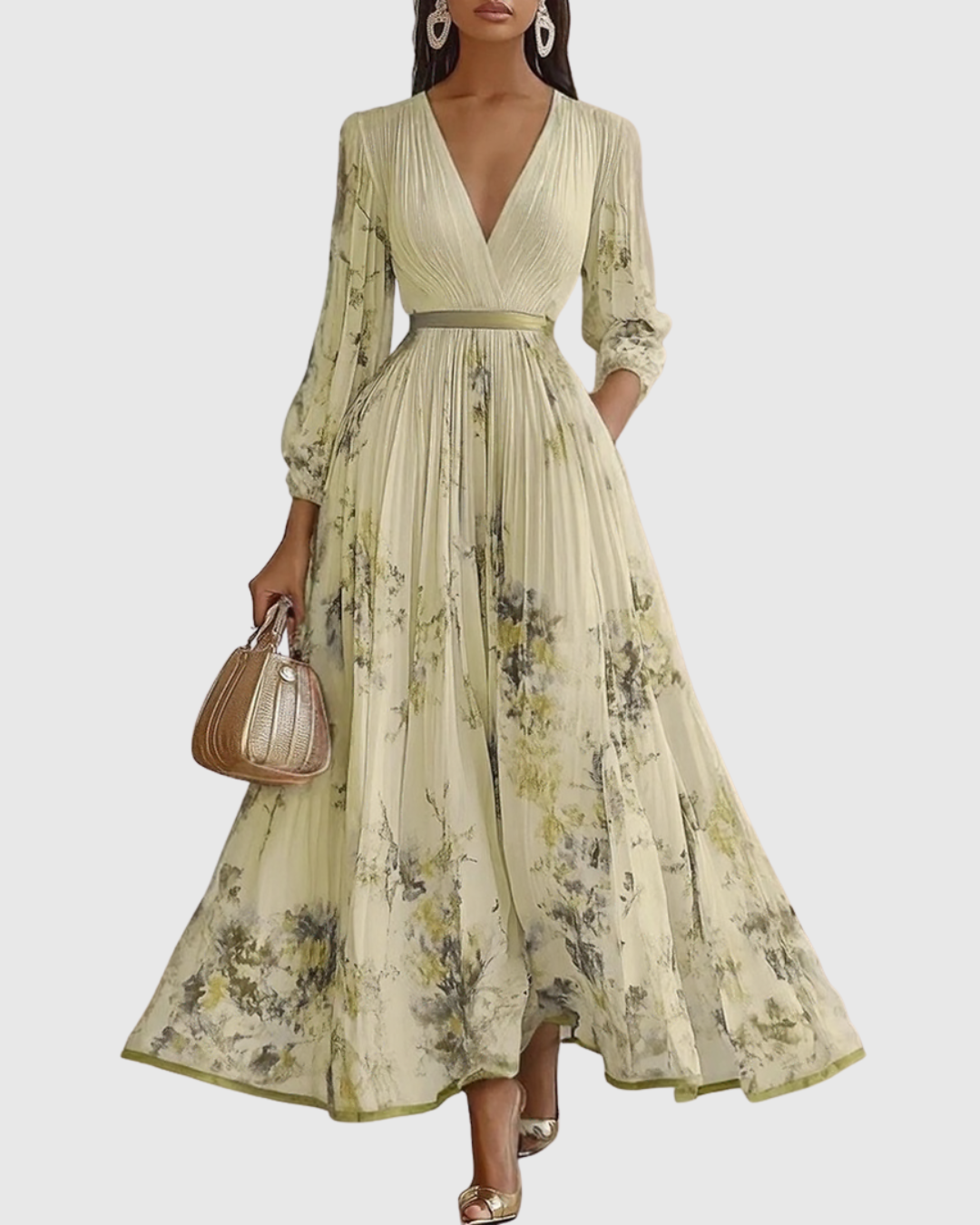 Katie | Chic Floral Maxi Dress