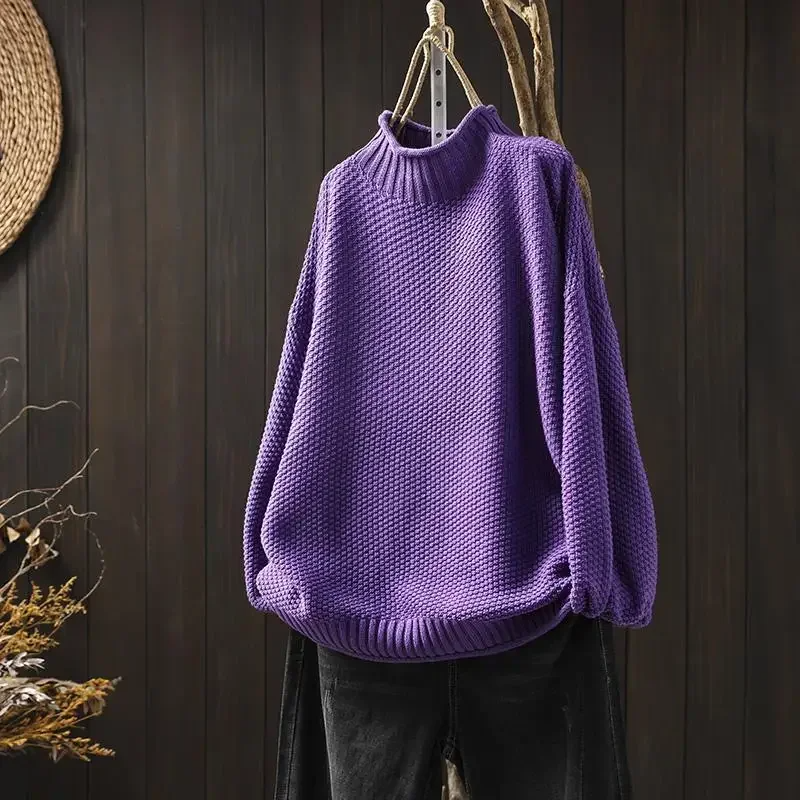 Honeycomb Knit Pullover