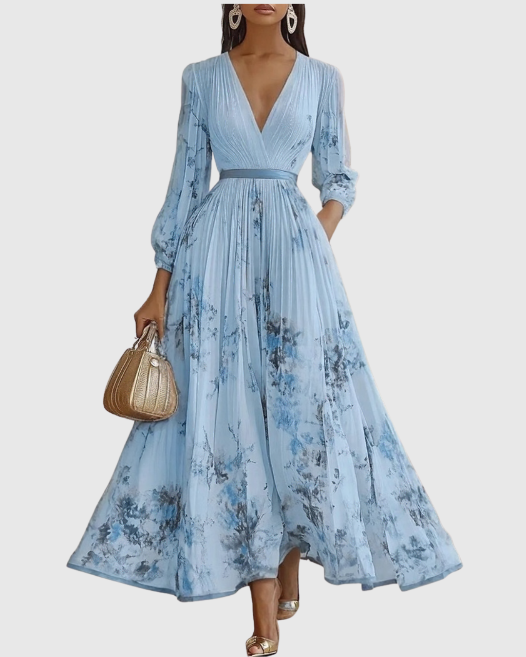 Katie | Chic Floral Maxi Dress