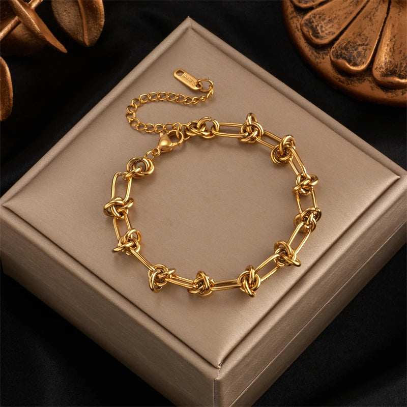 Aviana Knot Necklace & Bracelet Set