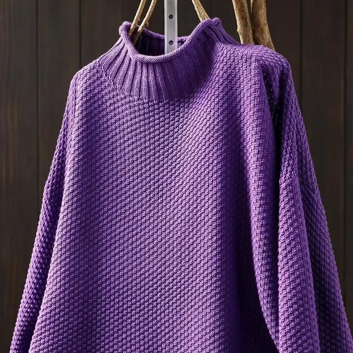 Honeycomb Knit Pullover