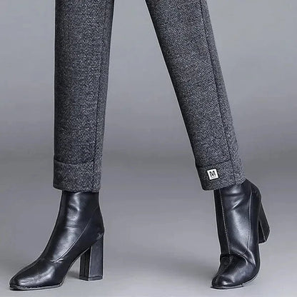 Herringbone Wool Trouser