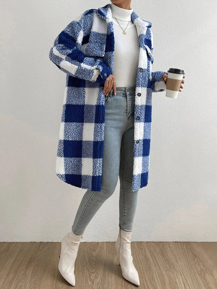 Weekend Plaid Sherpa Jacket
