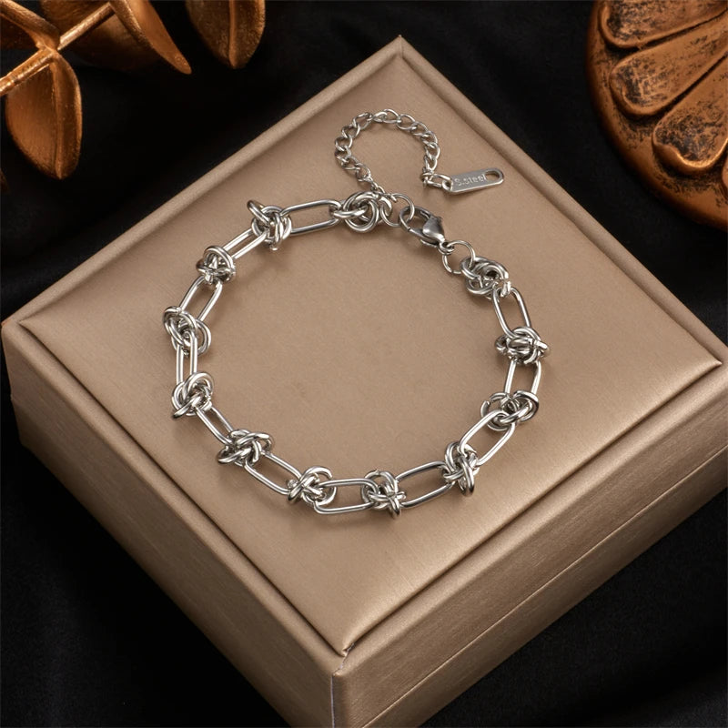 Aviana Knot Necklace & Bracelet Set