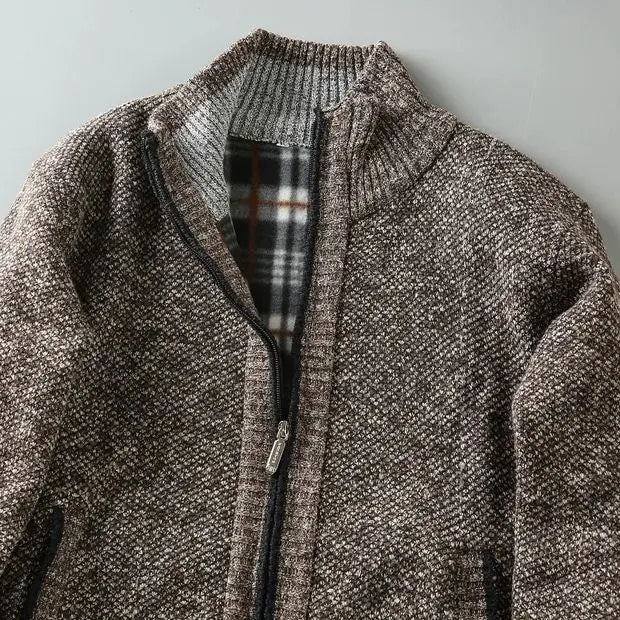 Hudson Knit Zip-Up Jacket