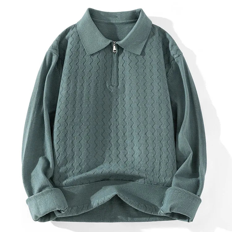 Barron Quarter-Zip Polo Sweater