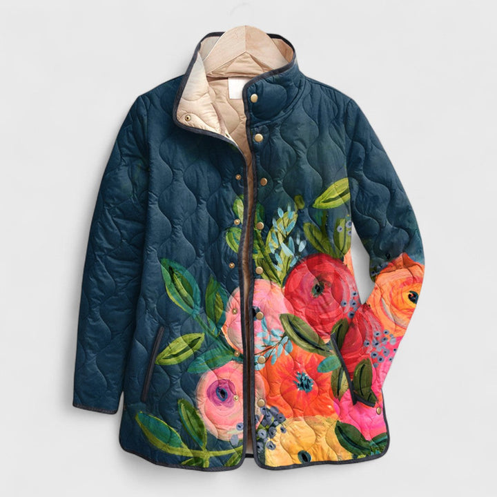 Holly | Floral Quilted Jacket