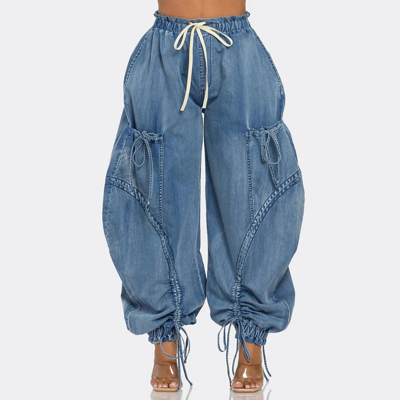 Runway Drawcord Denim