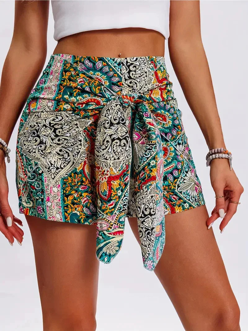 Boheme Paisley Tie Short