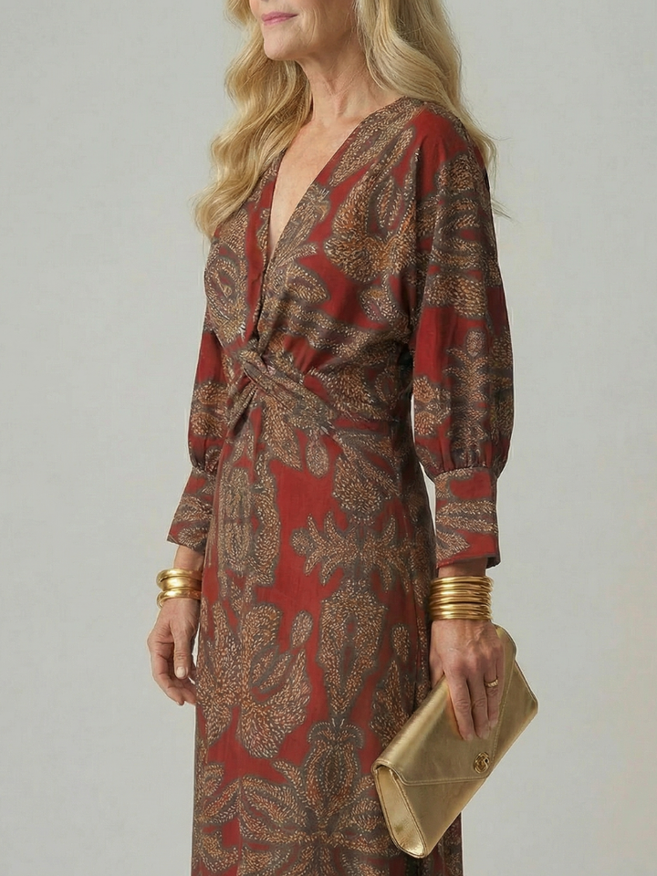Lune | Eco-Friendly Midi Wrap Dress