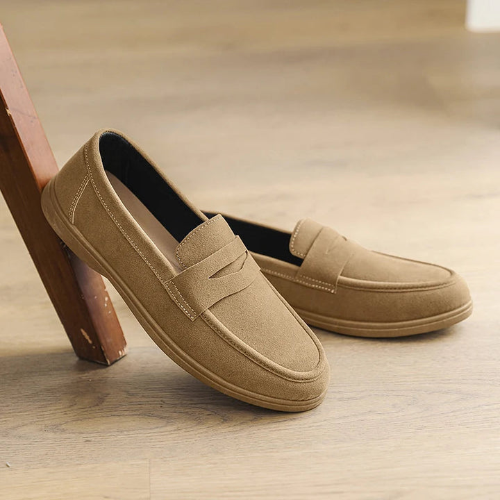 Belfort Suede Penny Loafer