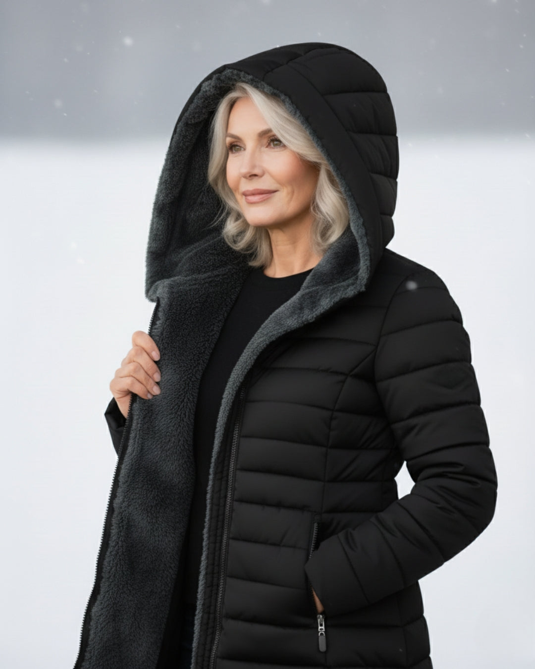 Alice | Cozy Fleece-Lined Puffer Jacket