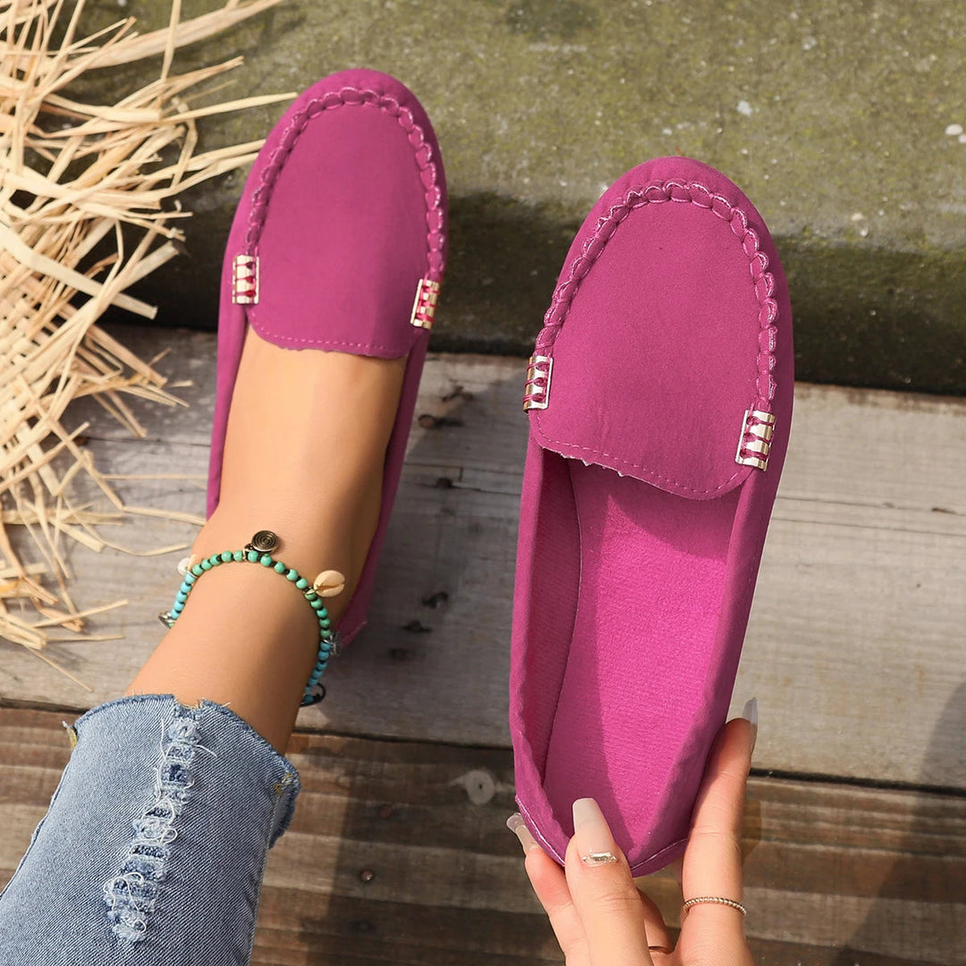 Harper Denim Slip-On Flats