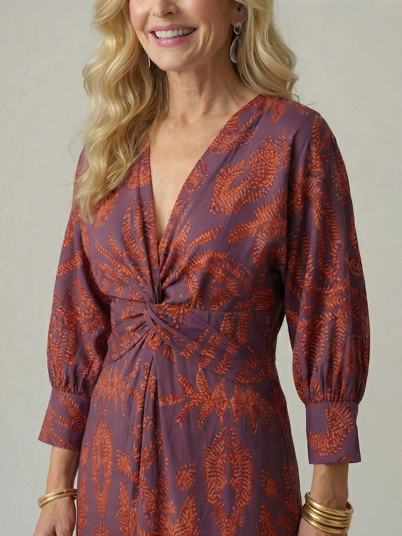 Lune | Eco-Friendly Midi Wrap Dress