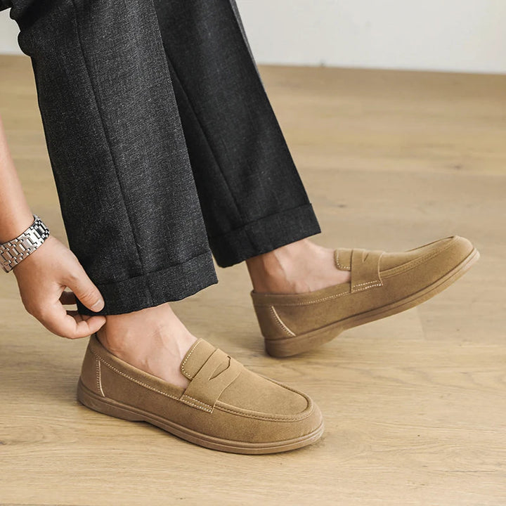 Belfort Suede Penny Loafer
