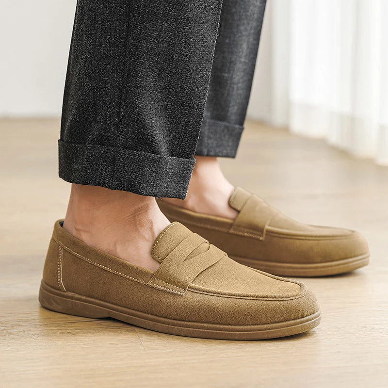 Belfort Suede Penny Loafer