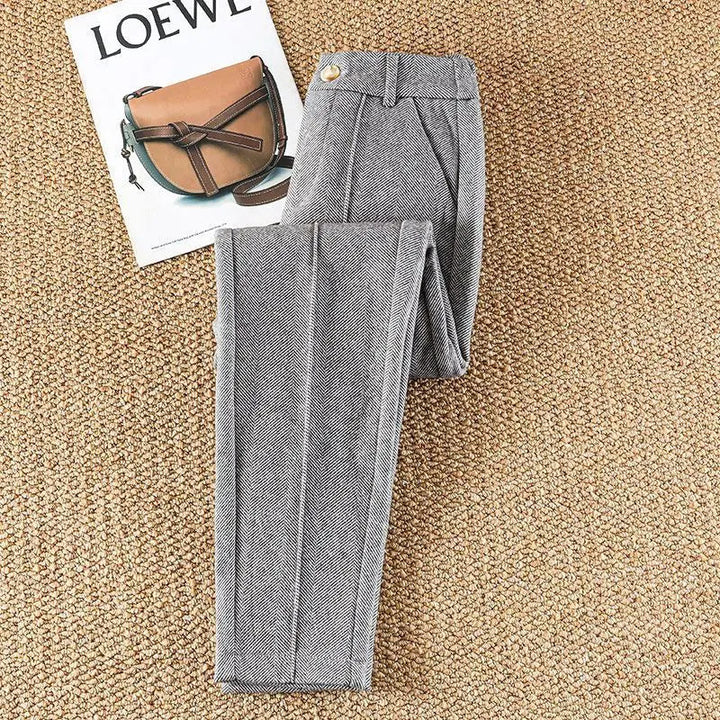 Amelia Herringbone Trouser