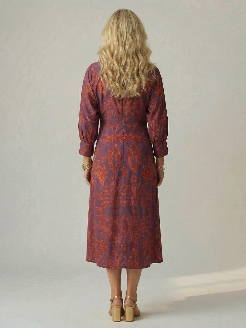 Lune | Eco-Friendly Midi Wrap Dress