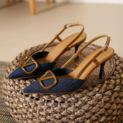 Valentina Slingback Stiletto Heel