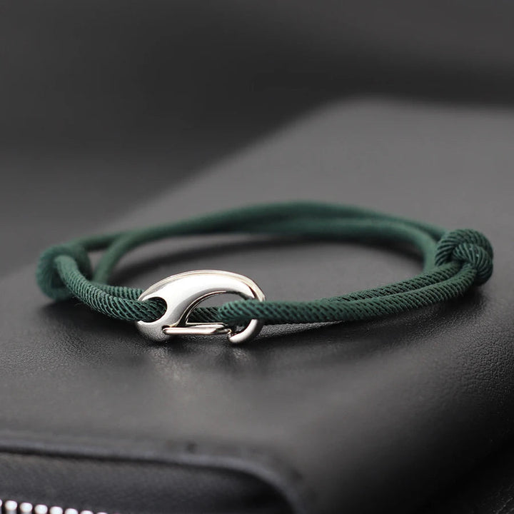 Hook & Hollow Rope Bracelet