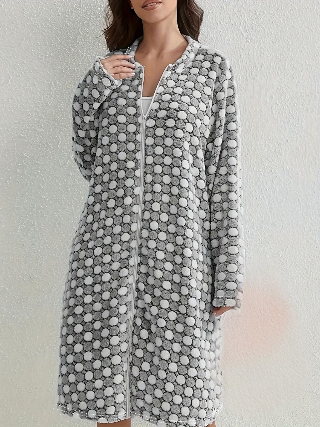 Pompure Fleece Zip Robe