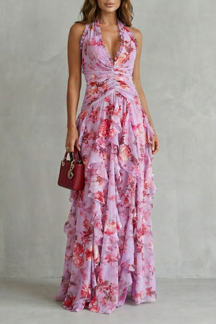 Naomi | Contoured Halter Dress