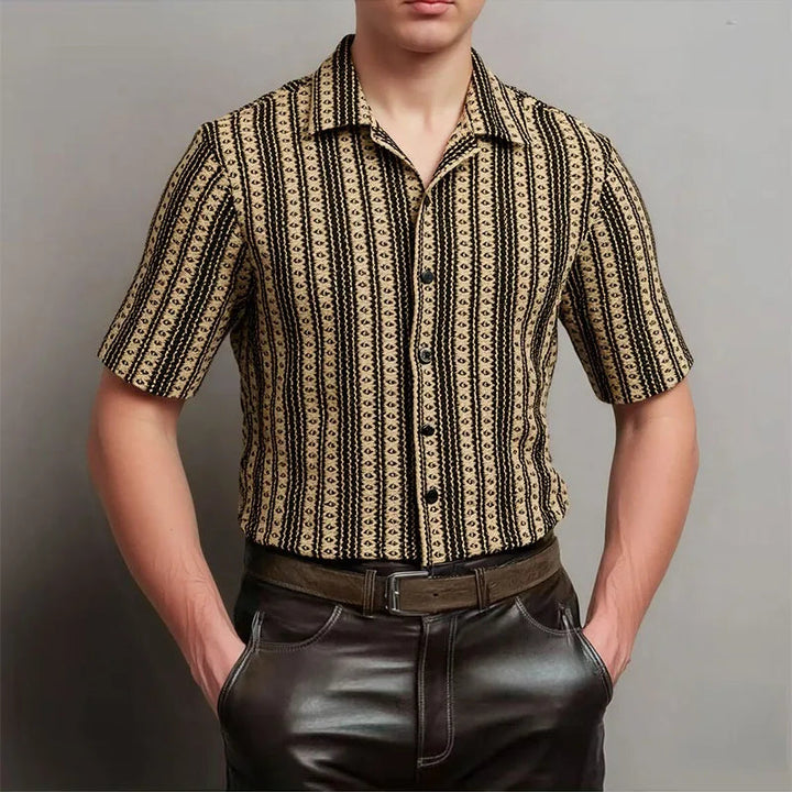 Montavero Stripe Knit Shirt