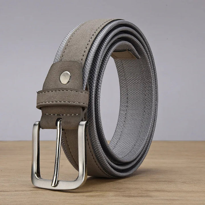 Slate & Suede Leather Belt
