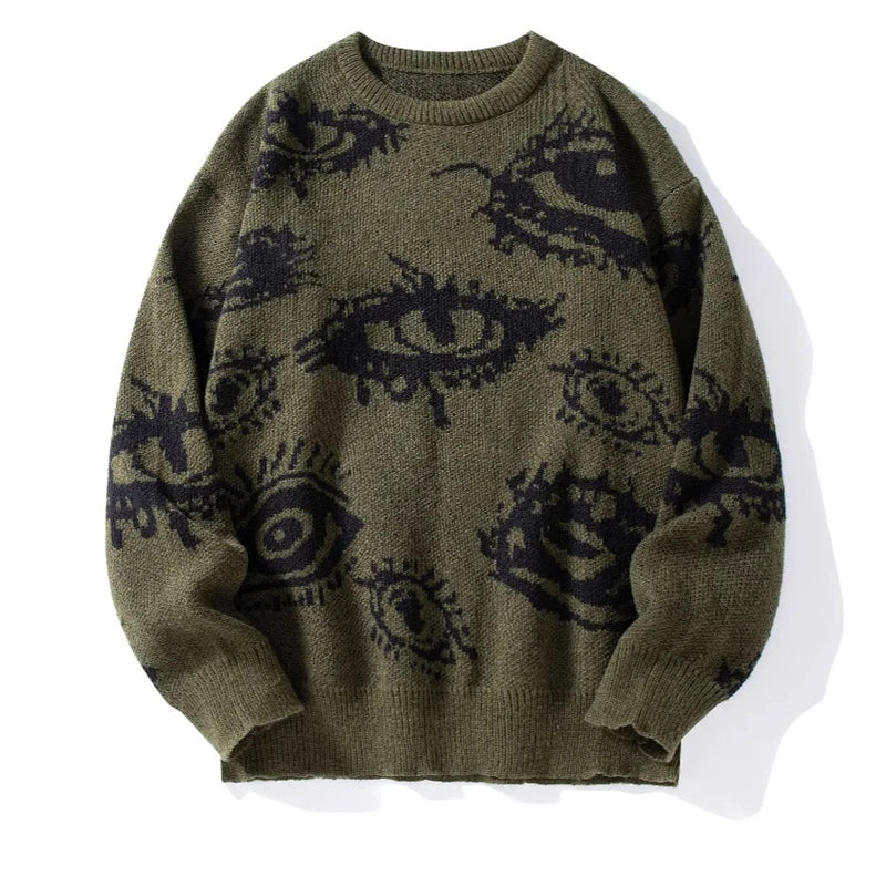 Eye Thread Knit Sweater