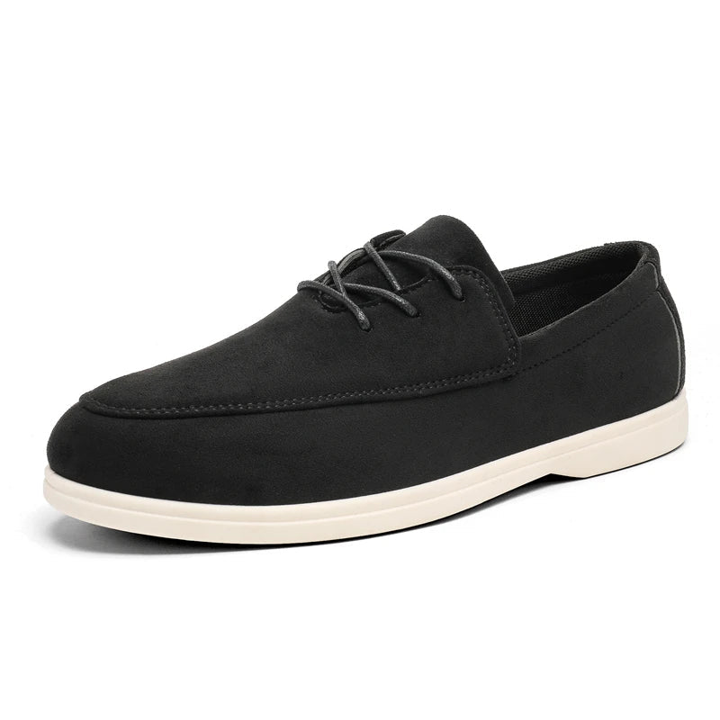 Delano Lace-up Suede Loafer