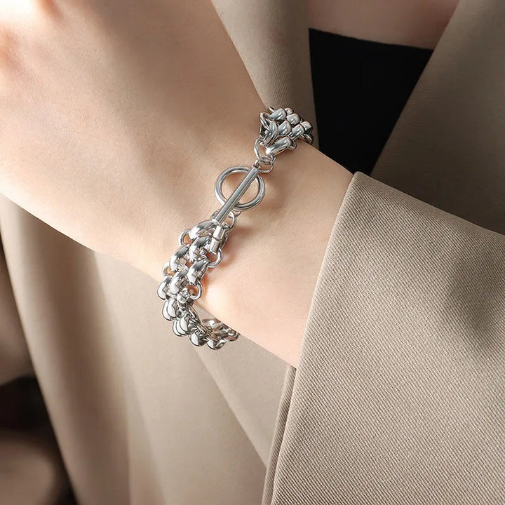 Signature Link Necklace & Bracelet Set