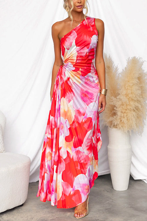 Kelly | Flowing Pleated Maxi Dress