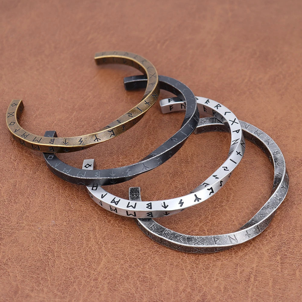 Runestone Steel Cuff