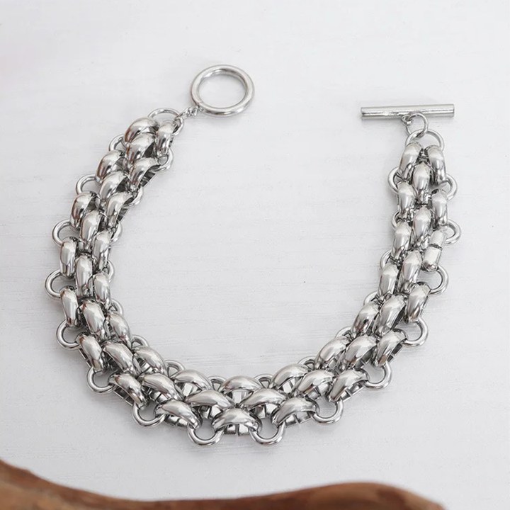 Signature Link Necklace & Bracelet Set