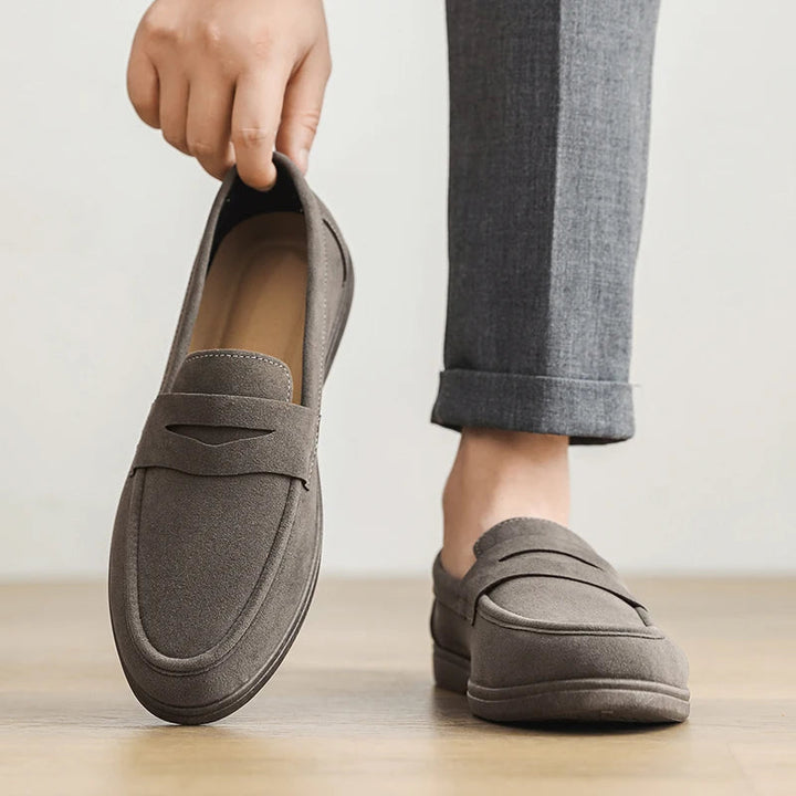 Belfort Suede Penny Loafer